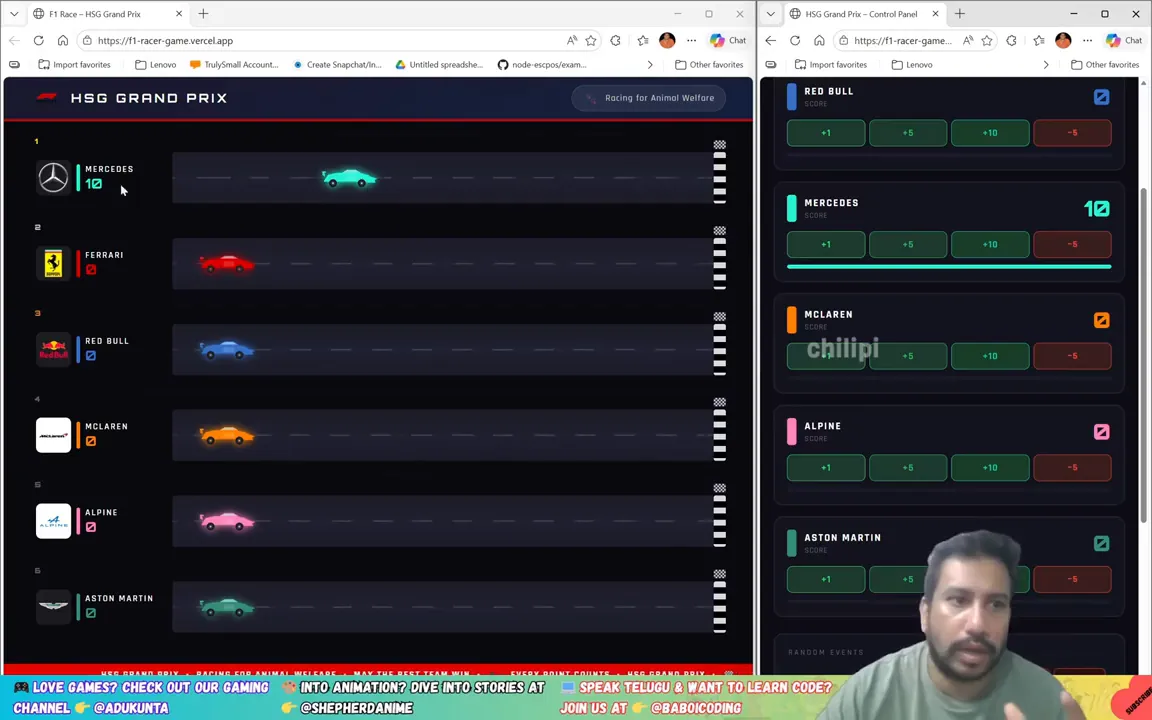 HSG Grand Prix — Live F1 Race Visualizer screenshot 2